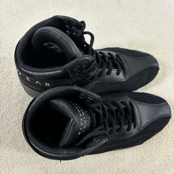 Ryderwear D Mak Black Weightlifting High Top Shoes Men Size 9 Lace Up Sneakers - Picture 9 of 9